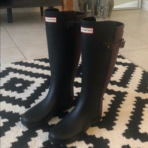Hunter Original Refined Back Strap Rain Boots